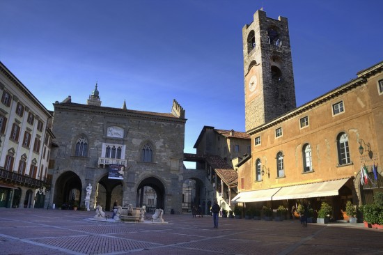 Piazza Vecchia a Bergamo Alta