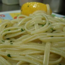 Spaghetti con la colatura di alici